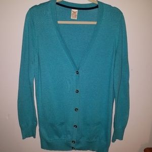 Turquoise cardigan